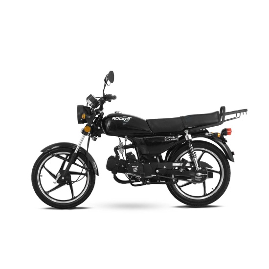 Большое фото товара - Мопед ROCKOT ALPHA CLASSIC (черный глянцевый), RM-00000583. Вариант №1