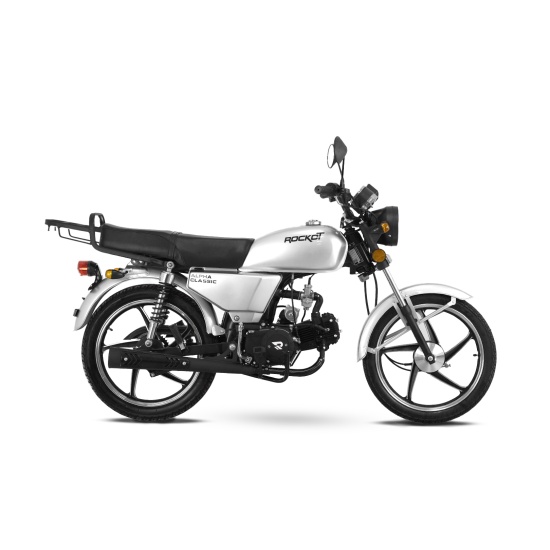 Большое фото товара - Мопед ROCKOT ALPHA CLASSIC (серый металлик), RM-00000587. Вариант №5