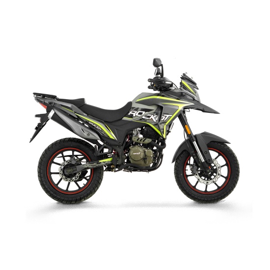 Большое фото товара - Мотоцикл турэндуро ROCKOT DAKAR 2.0 (серый/желтый), RM000442152. Вариант №8