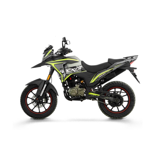 Большое фото товара - Мотоцикл турэндуро ROCKOT DAKAR 2.0 (серый/желтый), RM000442152. Вариант №1