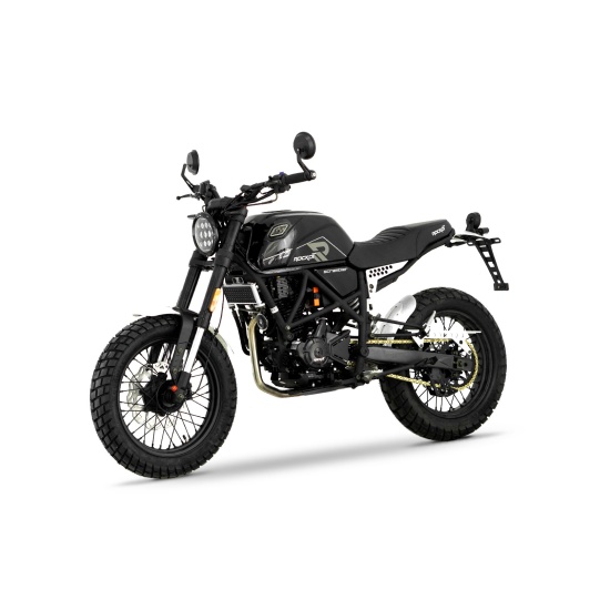 Большое фото товара - Мотоцикл дорожный ROCKOT SCRAMBLER (черный глянцевый), RM000443703. Вариант №5