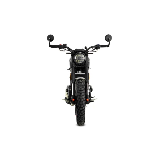Большое фото товара - Мотоцикл дорожный ROCKOT SCRAMBLER (черный глянцевый), RM000443703. Вариант №6