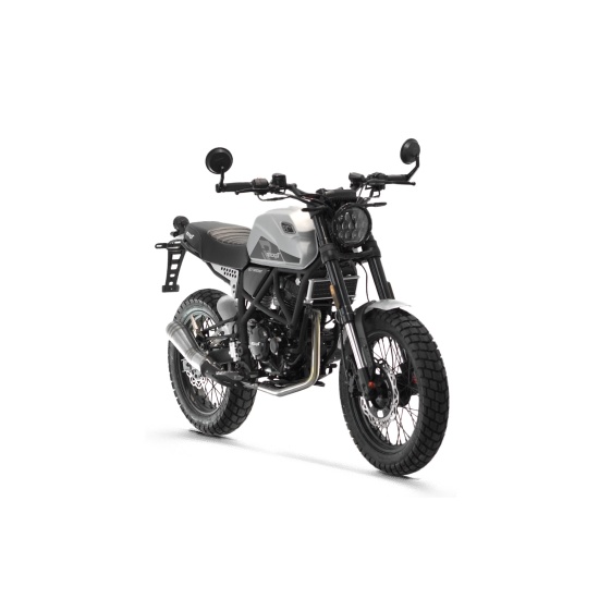 Большое фото товара - Мотоцикл дорожный ROCKOT SCRAMBLER (серый), RM000443704. Вариант №2