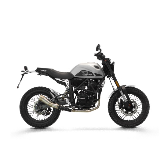 Большое фото товара - Мотоцикл дорожный ROCKOT SCRAMBLER (серый), RM000443704. Вариант №8