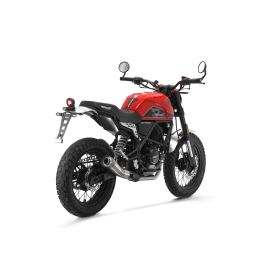 Большое фото товара - Мотоцикл дорожный ROCKOT SCRAMBLER (красный глянцевый), RM000443705. Вариант №7