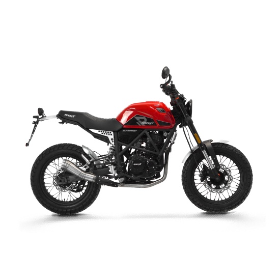 Большое фото товара - Мотоцикл дорожный ROCKOT SCRAMBLER (красный глянцевый), RM000443705. Вариант №8