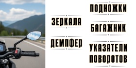 Запчасти и аксессуары для мототехники